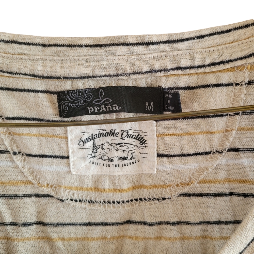*SOLD* prAna Cozy Up Stone Stripe Tank - Picture 4 of 5